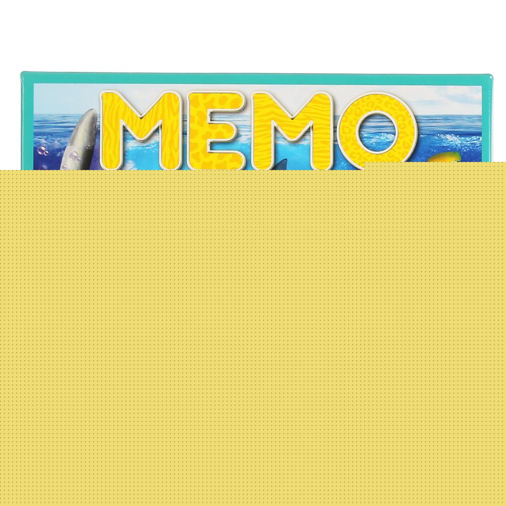 МОРСКИЕ ЖИВОТНЫЕ. КАРТОЧНАЯ ИГРА МЕМО. (50 КАРТОЧЕК). КОР.: 125Х170Х40ММ, КАРТОЧКИ 65Х95ММ в кор50шт