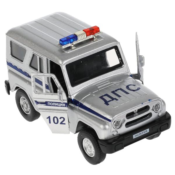 Игрушка пластик свет-звук ПОЛИЦЕЙСКИЙ УЧАСТОК 22 см, ворота, uaz HUNTER,кор. Технопарк в кор.2*18шт