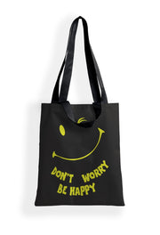 Сумка-шоппер "Don't worry be happy" арт.8736 (35*40 см.)