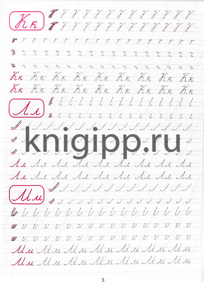 КАЛЛИГРАФИЧЕСКАЯ ПРОПИСЬ А4. ПИШЕМ БУКВЫ И ЦИФРЫ