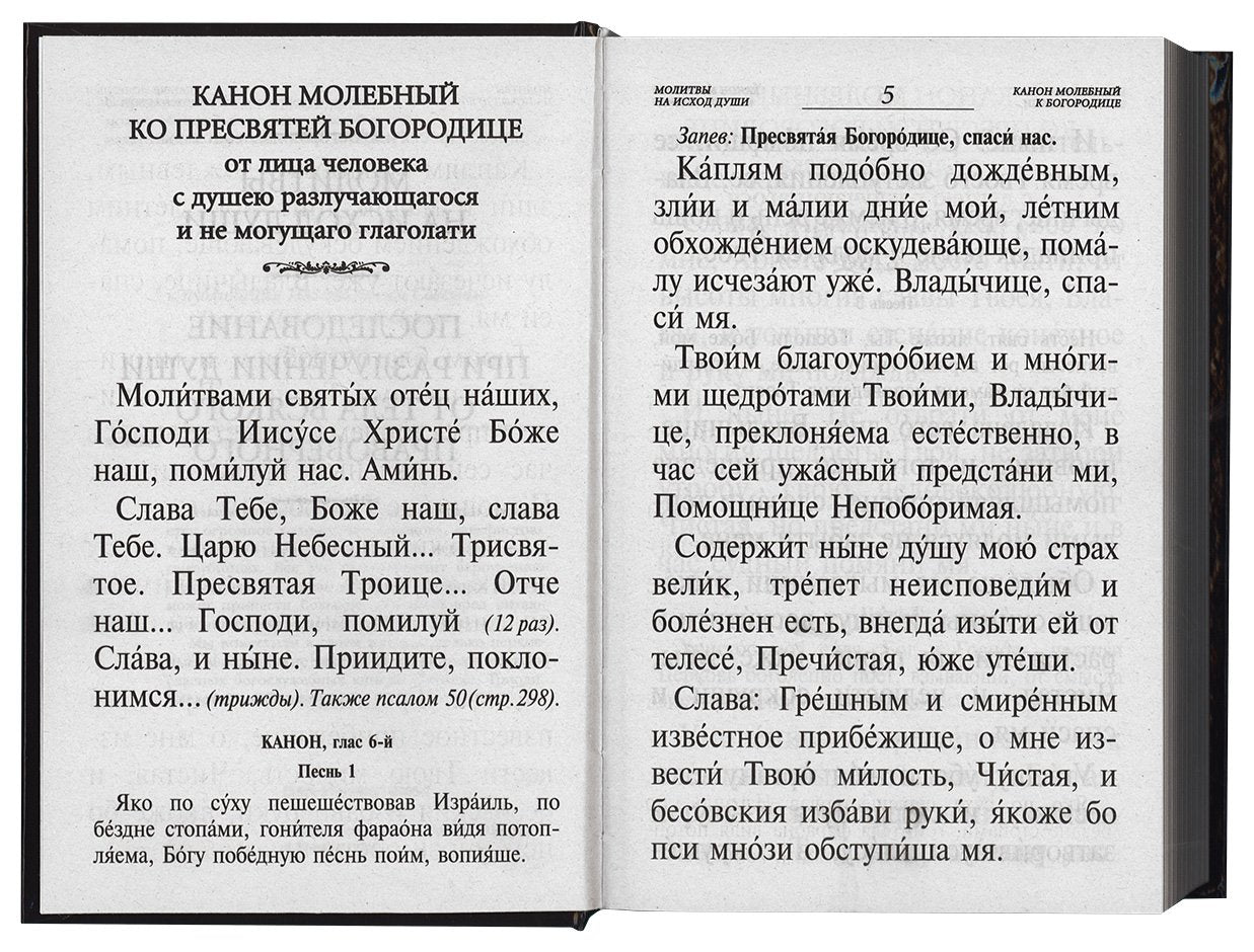 Псалтирь и каноны по усопшим для слабовидящих