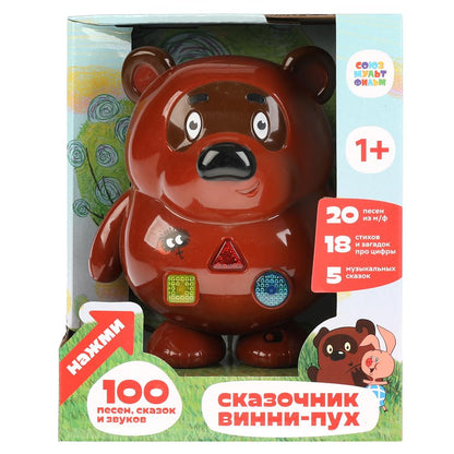 HT1051-R (36) Сказочник Винни Пух СОЮЗМУЛЬТФИЛЬМ 100 песен, сказок, звуков. кор. бат. Умка в кор.36ш