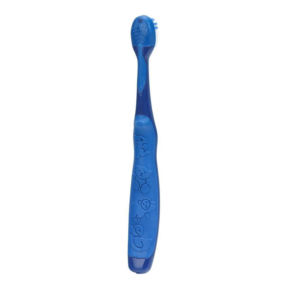 Зубная щетка фигурная для детей умка синяя MASTER DENT в кор.24*12шт