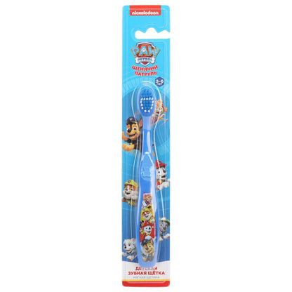 Зубная щетка фигурная для детей Щенячий Патруль синяя MASTER DENT в кор.24*12шт