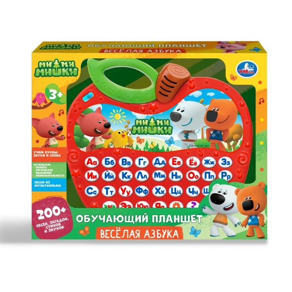 Обучающий планшет Ми-ми-мишки 200 песен,загадок,стихов.кор.бат. Умка в кор.36шт