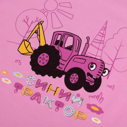 Футболка c коротким рукавом СИНИЙ ТРАКТОР р-р 98 RIKI KIDS в кор.50шт
