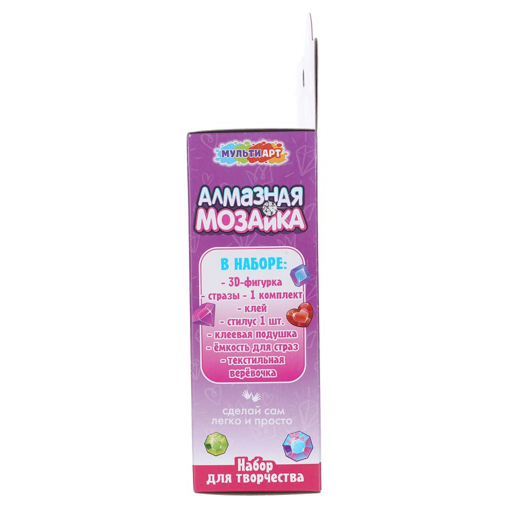 Фигурка-брелок алмазной мозаикой зайчик МУЛЬТИ АРТ в кор.48шт
