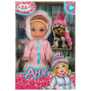 Кукла Анечка 12см, акс., кор КАРАПУЗ в кор.120шт