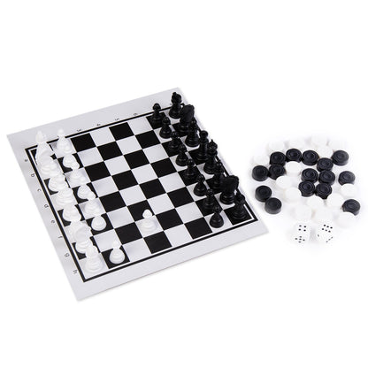 Игра настольная 3 в 1\ Нарды, шашки, шахматы\ 01451