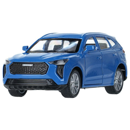 Машина металл haval jolion 10,5 см, двери, инерц. синий, Технопарк
