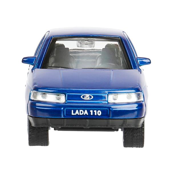Машина металл LADA 110 12 см, двери, инерц., кор. Технопарк в кор.2*24шт
