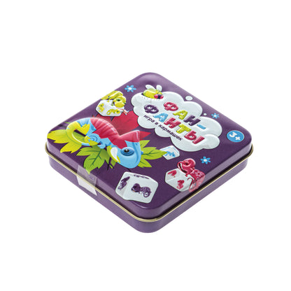 Игра настольная "Фан-фанты" (жестяная коробочка) в кор.42шт