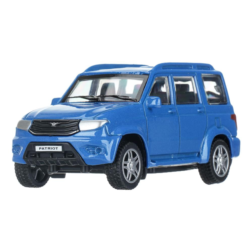 Машина металл UAZ patriot 10,5 см, инерция, синий, кор. Технопарк в кор.2*36шт