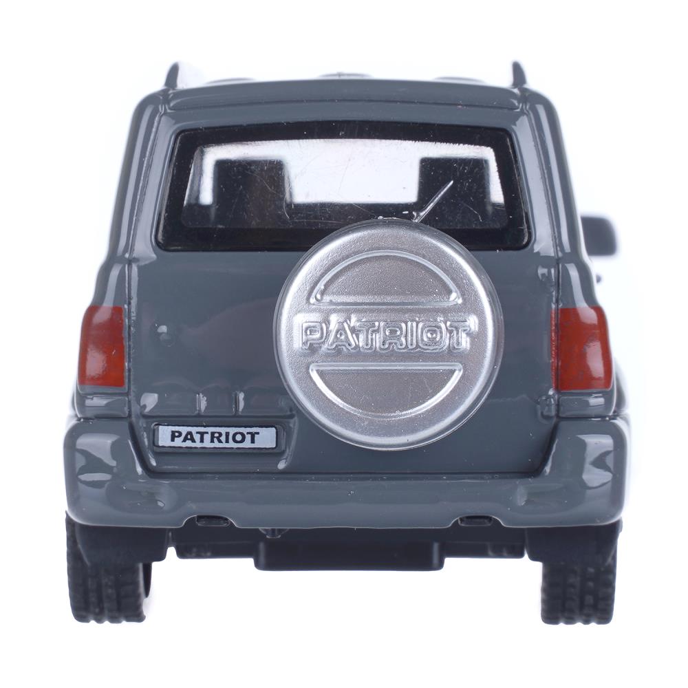 Машина металл UAZ patriot 10,5 см, инерция, черный, кор. Технопарк в кор.2*36шт