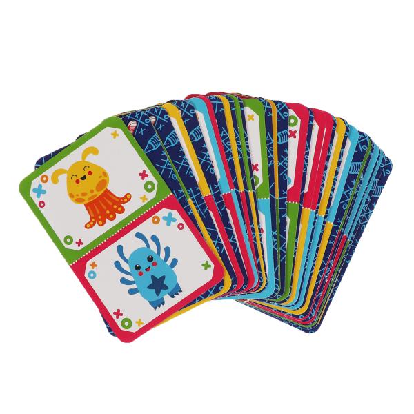 Крестики-нолики. Карточная игра. 80 карточек. Кор.138х170х40мм, карточ.55х85мм Умные игры в кор.50шт