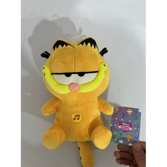 Игрушка мягкая гарфилд 20 см, муз чип, в пак Добрые игрушки в кор.24шт