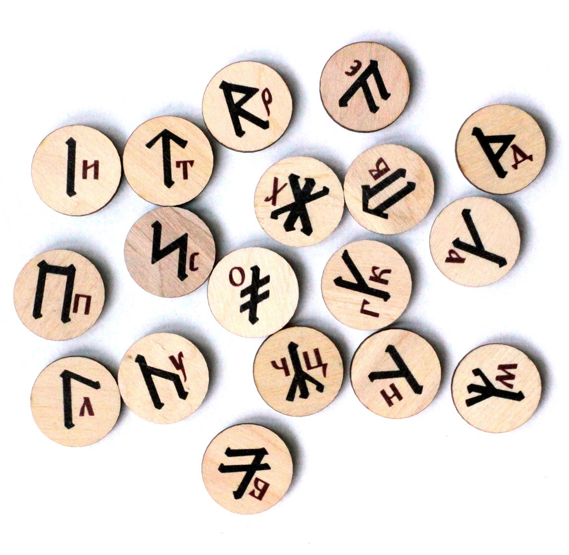 ИГРА НАСТОЛЬНАЯ "ГАДАНИЕ ПО СЛАВЯНСКИМ РУНАМ" (ЖЕСТЯНАЯ КОРОБОЧКА) в кор.42шт