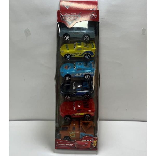 Машина металл тачки набор 7,5 см, 6 шт, коробка - в кор.2*90наб