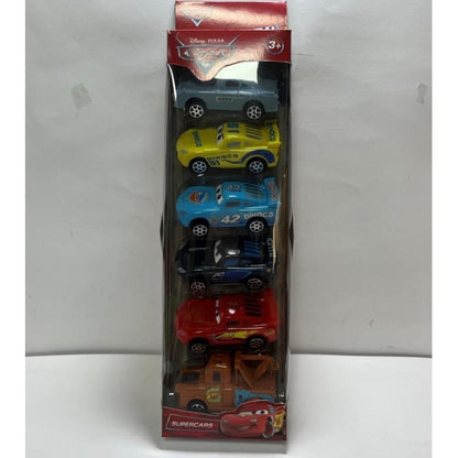 Машина металл тачки набор 7,5 см, 6 шт, коробка - в кор.2*90наб