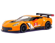 Kinsmart. Модель арт.КТ5397/4 "Corvette C7. R Race Car 2016" 1:36 (оранжевая) инерц.