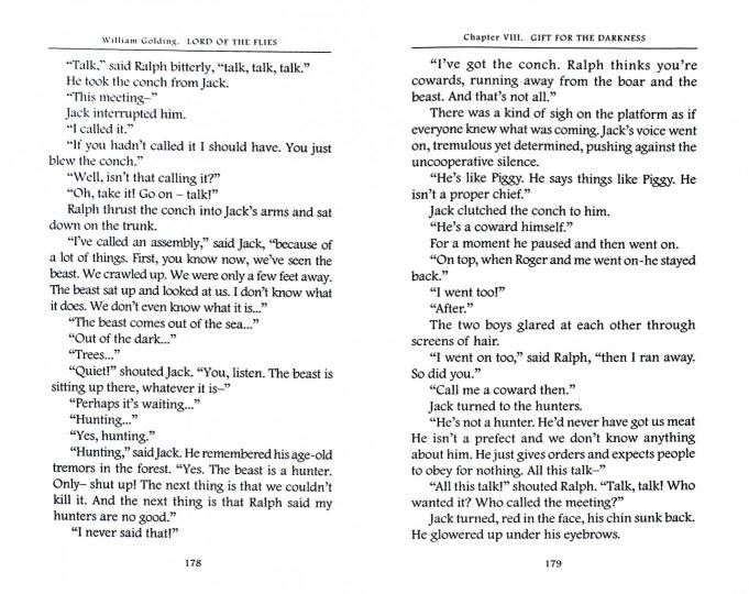 Голдинг. Повелитель мух (Lord of the Flies). КДЧ на английском языке
