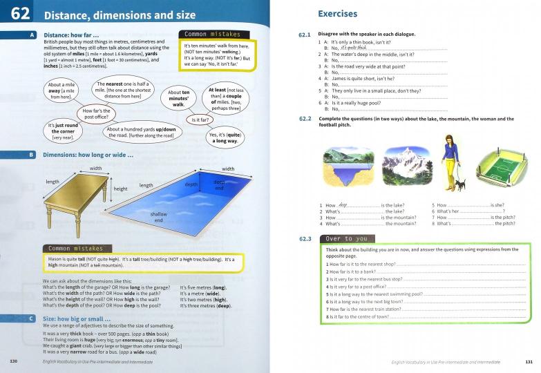 English Vocabulary in Use Pre-Intermediate & Intermediate with answers