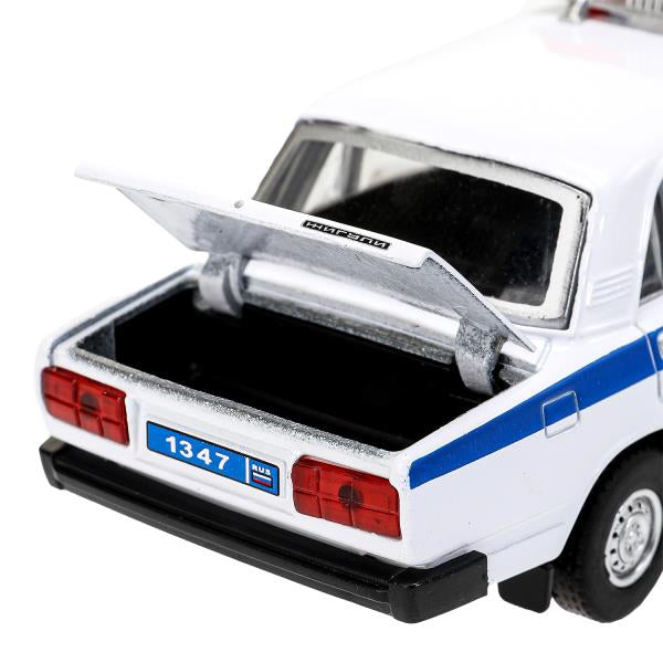 Машина металл свет-звук LADA ваз-2105 12 cm, дв,баг,инер,пол,кор. технопарк Технопарк в кор.2*36шт