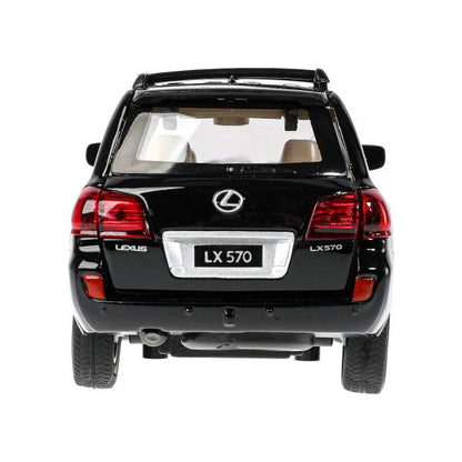 Машина металл свет-звук LEXUS LX570, 14,7 см, двери, багажник, инерция Технопарк в кор.2*24шт