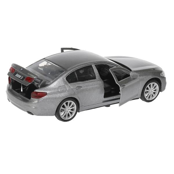 Машина металл BMW 5-ER SEDAN M-SPORT 12 см, двери, багаж, сер, кор. Технопарк в кор.2*36шт
