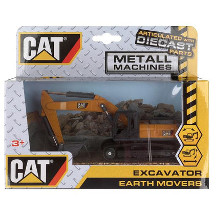 Технопарк. Экскаватор "Cat" 14 см, подв. дет (ковш и корпус), лицензия арт.2008I025-R