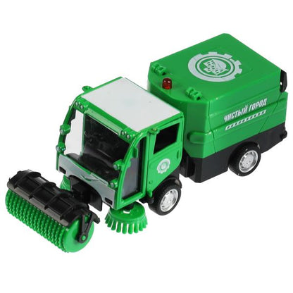 VACCAR-12SL-GN 317735 Машина металл свет-звук УБОРОЧНАЯ МАШИНА 15,5 см, двери, багаж, зелен, кор. Те