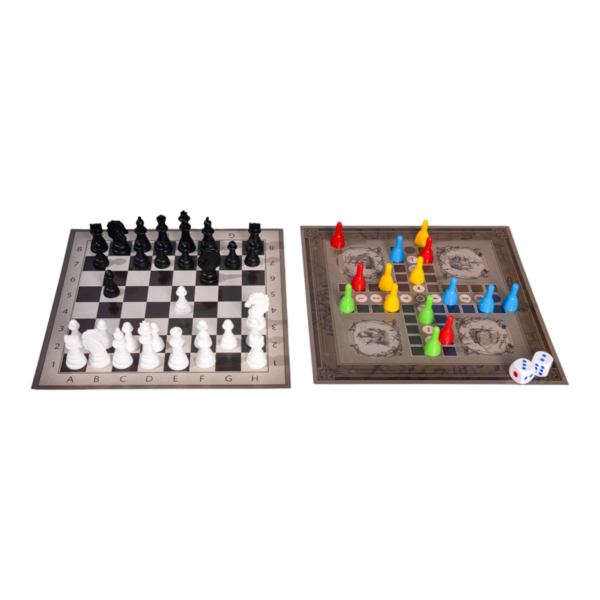 Игры настольные в подарочной коробке "50 настольных игр"
