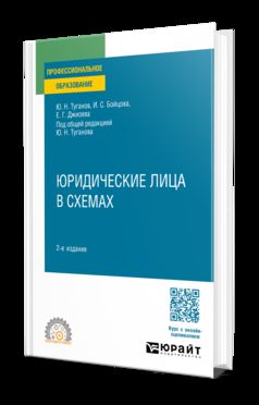 ЮРИДИЧЕСКИЕ ЛИЦА В СХЕМАХ 2-е изд., пер. и доп. Учебное пособие для СПО