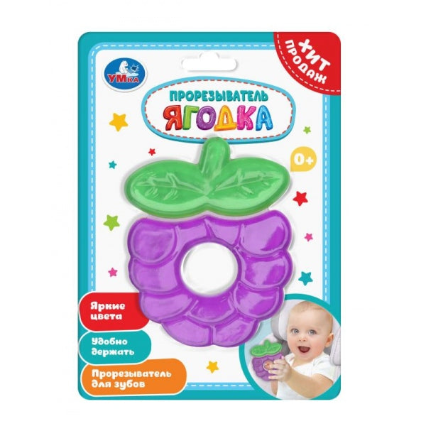 Прорезыватель ягодка на блист. Умка в кор.12*24шт