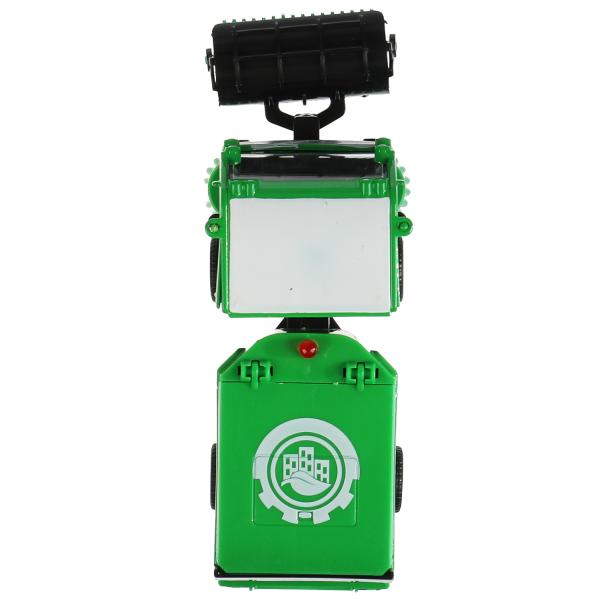 VACCAR-12SL-GN 317735 Машина металл свет-звук УБОРОЧНАЯ МАШИНА 15,5 см, двери, багаж, зелен, кор. Те