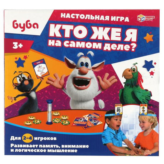Настольная игра БУБА кто же я, кор.27*26*4см Умные игры в кор.2*36шт