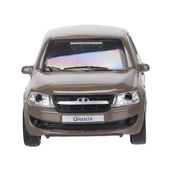Машина металл LADA granta 11,5 см, двери, инерц, коричневый, кор. Технопарк в кор.2*36шт