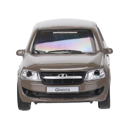 Машина металл LADA granta 11,5 см, двери, инерц, коричневый, кор. Технопарк в кор.2*36шт