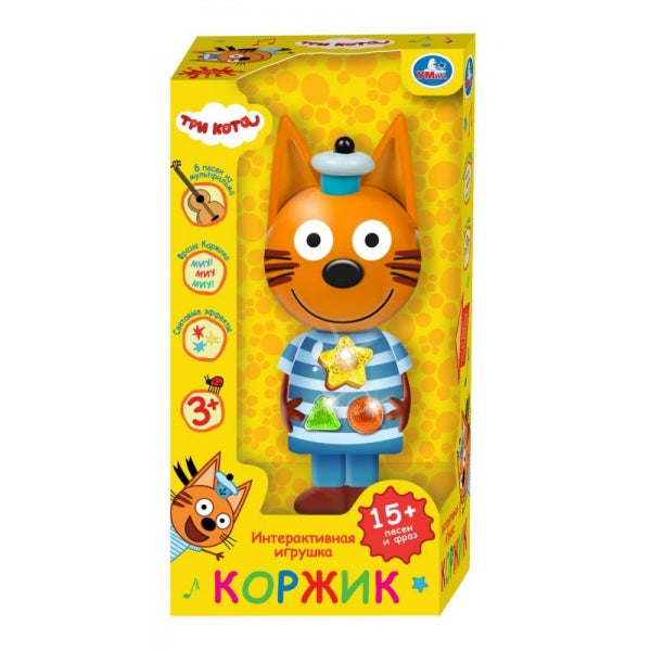 Сказочник Коржик 15 + песен и фраз ТРИ КОТА в кор. Умка в кор.72шт