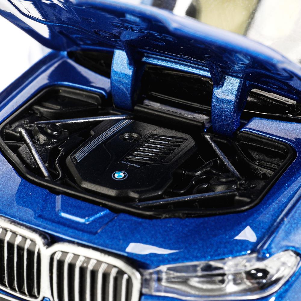 Машина металл свет-звук BMW x7, 14,8 см, капот, багажник, двери, инерция Технопарк в кор.2*24шт