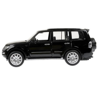 Машина металл свет-звук MITSUBISHI pajero 4wd turbo,14,5 см, двери, инерция Технопарк в кор.2*24шт