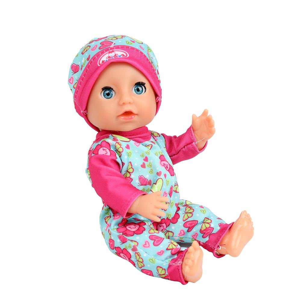 Пупс озвуч 20см, пьет, писает, закр. глазки, 3акс КАРАПУЗ в кор.24шт