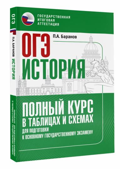 ОГЭ. История. Полный курс в таблицах и схемах для подготовки к ОГЭ