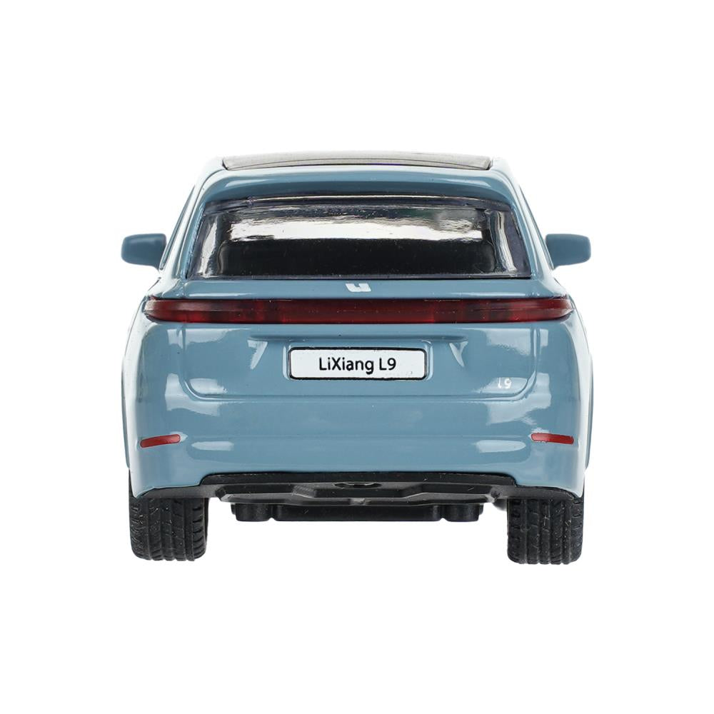 Машина металл li auto l9 10,5 cm, двери, инерц, голубой, кор. Технопарк в кор.2*36шт