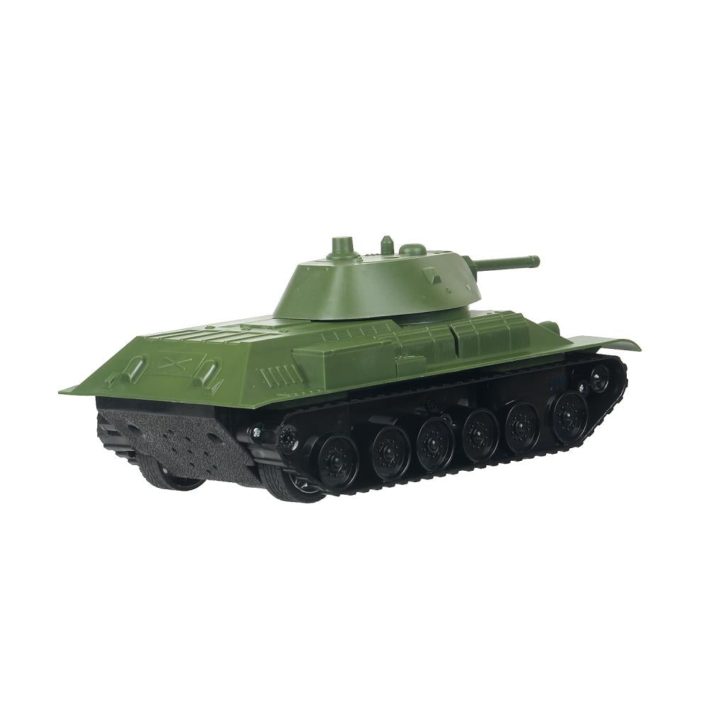 Р/у ТАНК т-34 23 см, свет, зеленый, кор. Технопарк в кор.24шт
