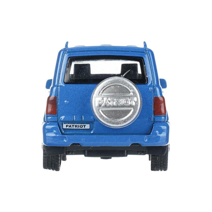 Машина металл UAZ patriot 10,5 см, инерция, синий, кор. Технопарк в кор.2*36шт
