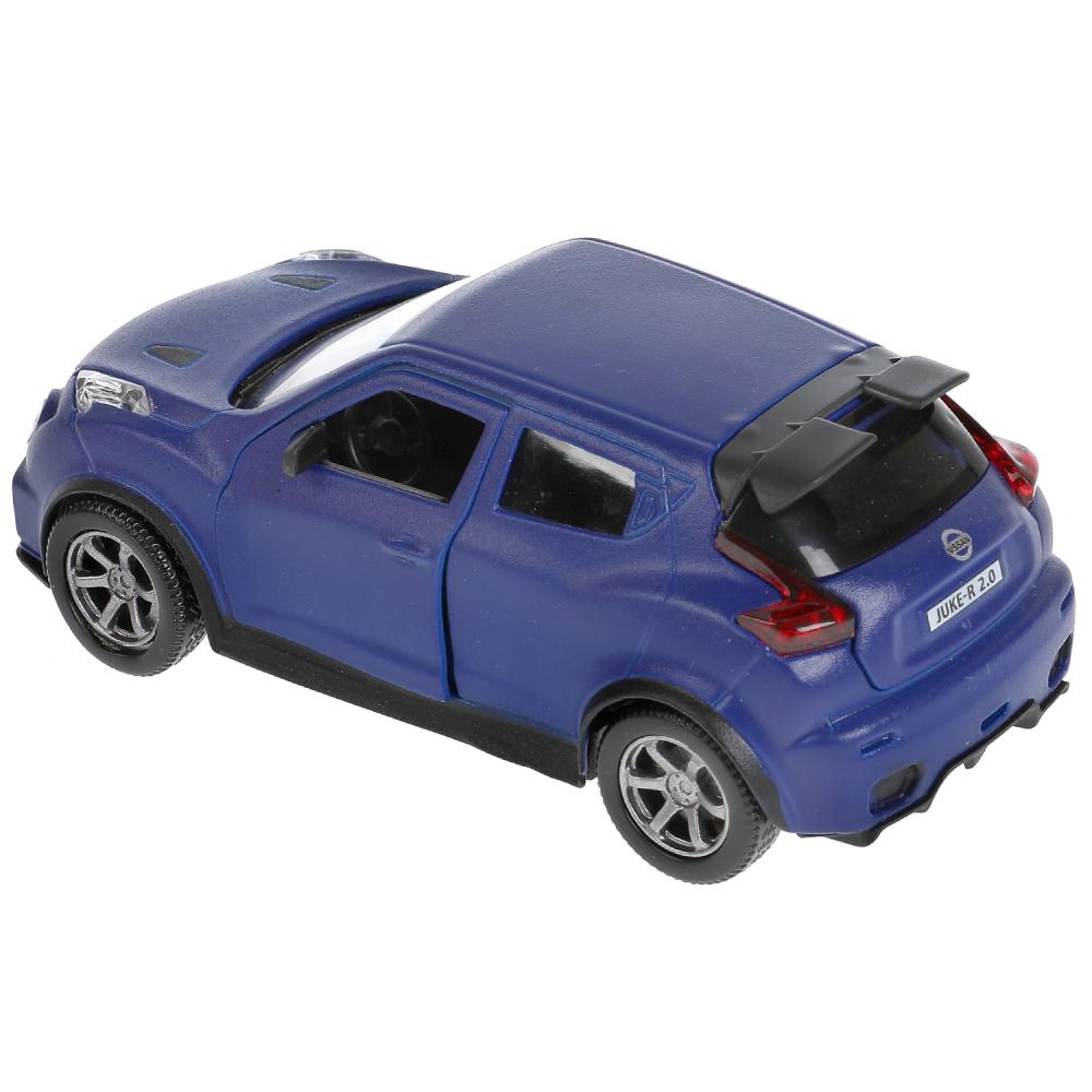Машина металл NISSAN JUKE-R 2.0 SOFT 12 см, двер, багаж, инерц, синий, кор. Технопарк в кор.2*36шт