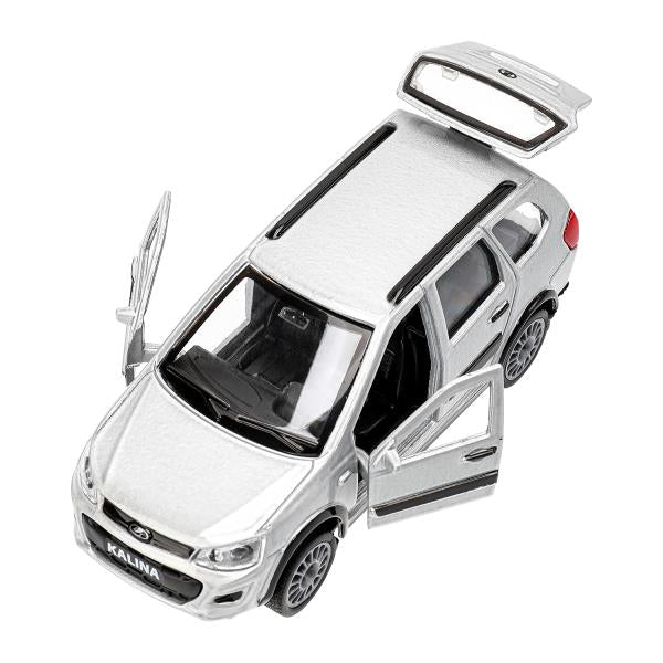 Машина металл LADA kalina cross 12 см, дв, багаж, инерц., кор. Технопарк в кор.2*24шт