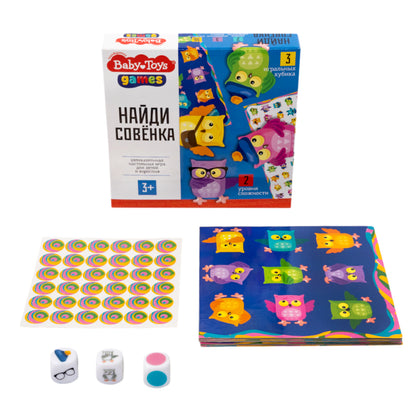 Игра настольная "Найди Совенка" серии Baby toys games
