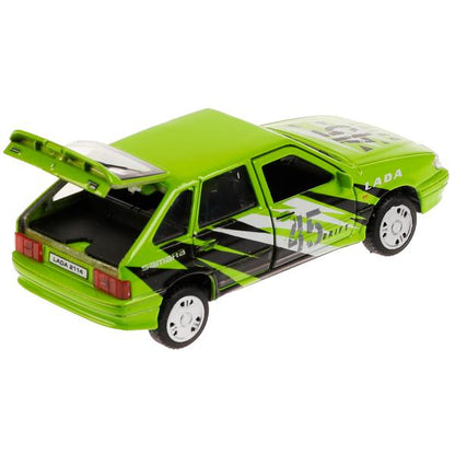 Машина металл LADA -2114 "SAMARA" СПОРТ, 12 см, двер, баг, ин, зеленый, кор. Технопарк в кор.2*36шт